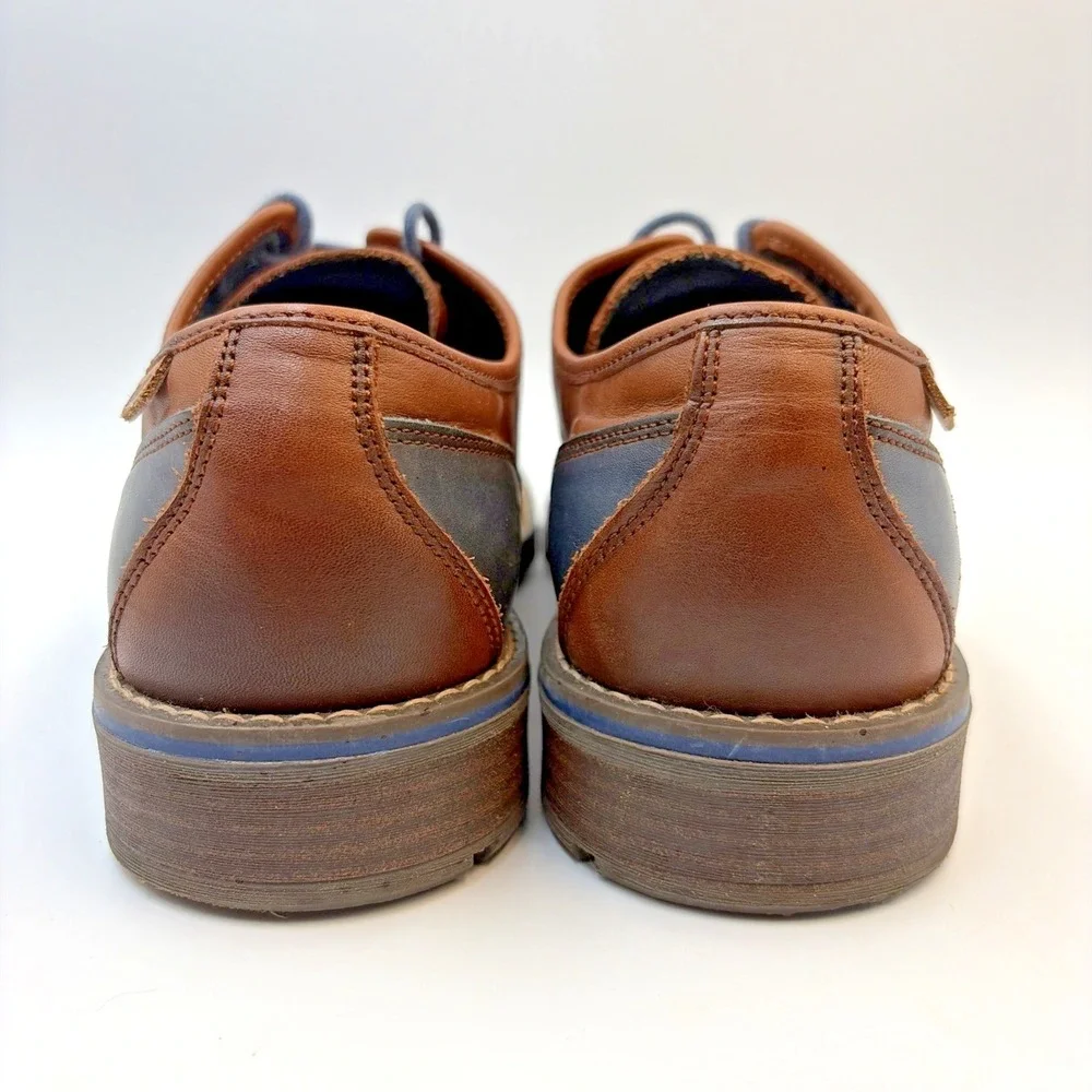 Pikolinos York Oxfords Men's Lace Up Brown Leather Shoes EU 42 US 8.5 Portugal